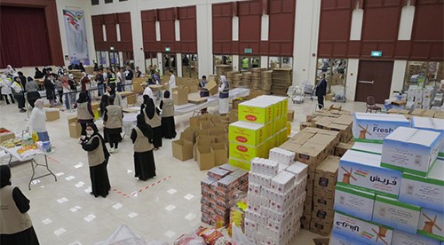 العوضي: الهيئة مستمرة في حشد الجهود والفرق التطوعية تواصل خدمة الفئات المتضررة