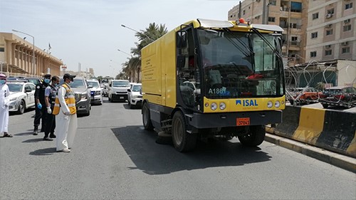 "البلدية": خطة عمل مكثفة لتنظيف وتعقيم منطقة العزل جليب الشيوخ