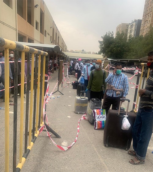 اللواء العابدين لـ « الأنباء » : استقبلنا اليوم 1400 بنغالي مخالف ولا تعليمات جديدة بشأن استقبال المخالفين من الجنسية الهندية غداً