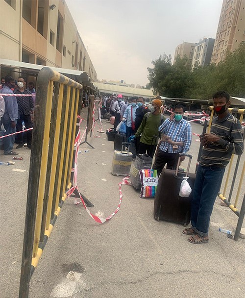 اللواء العابدين لـ « الأنباء » : استقبلنا اليوم 1400 بنغالي مخالف ولا تعليمات جديدة بشأن استقبال المخالفين من الجنسية الهندية غداً