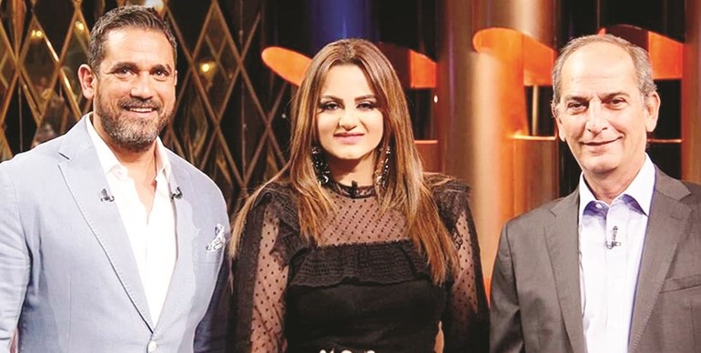 باسكال تتوسط هشام سليم وأمير كرارة في برنامج سهرانين