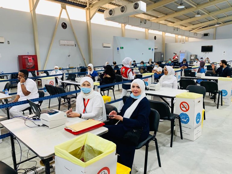 باسل الصباح يتفقد جهوزية موقع استقبال طائرات الإجلاء لمتابعة استعداد الفرق الطبية