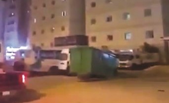 البنايات الثلاث التي أشيع عن انتشار الڤيروس بين سكانها