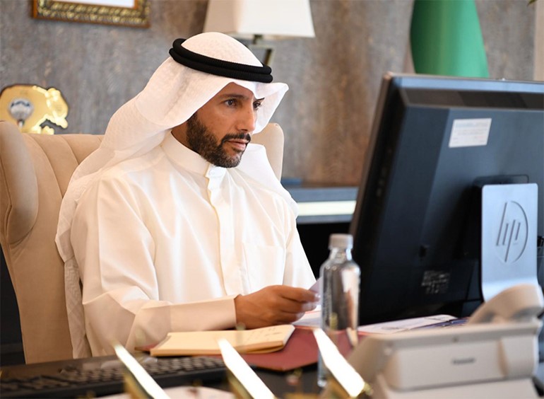 الغانم يشارك عبر الفيديو باجتماع اللجنة التحضيرية لمؤتمر رؤساء برلمانات العالم