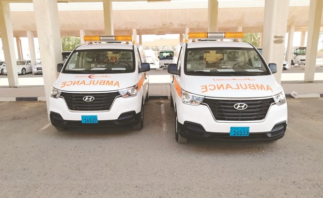 سيارات الاسعاف المجهزة بالكامل من هيونداي شمال الخليج