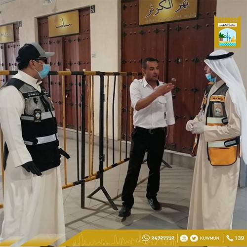 البلدية تنظم حركة الدخول والخروج من أسواق المباركية