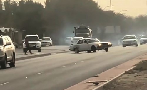 مقطع لاستهتار قديم