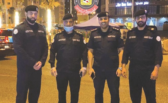 الرائد سعود الناهض الغييثات والعقيد عبداللهبراك المشاويه والعقيد فالح هذيلي الخييلات والعقيد محمد جاسم التنيب