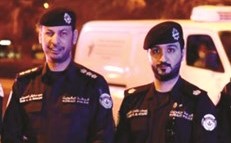 العقيد سعود المسوي والرائد يوسف العتيبي