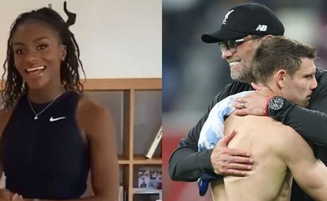 بالفيديو.. نجم ليفربول يتحدى المرأة الأسرع في بريطانيا