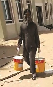 اللص تم تصويره بالجرم المشهود