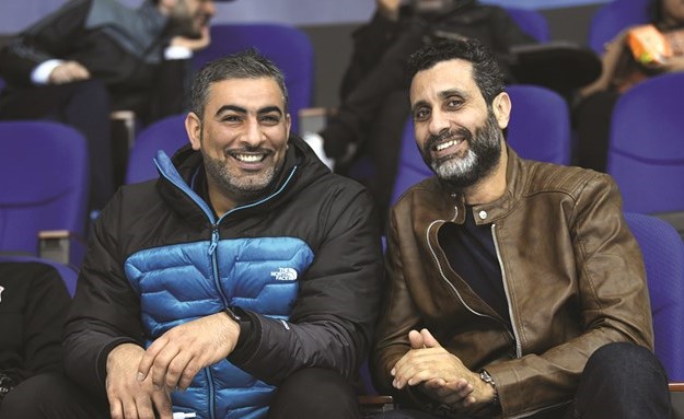 هيثم الرشيدي مع المدرب مجدي أبو المجد