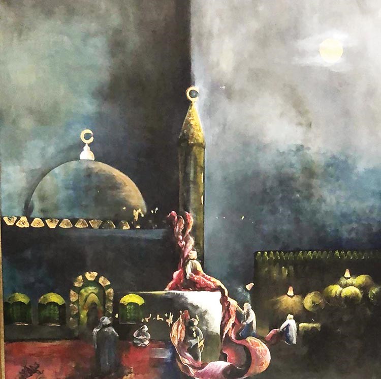 تعمير المساجد الفنانة تهاني الأيوب