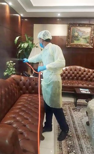 «المواصلات» تعقّم مبانيها لمدة يومين متتاليين