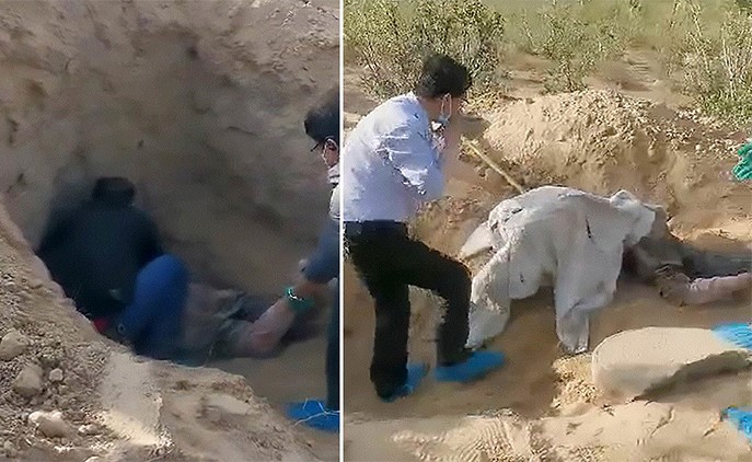 يدفن أمه المعاقة حية في الصين.. والشرطة تنقذها بعد 3 أيام