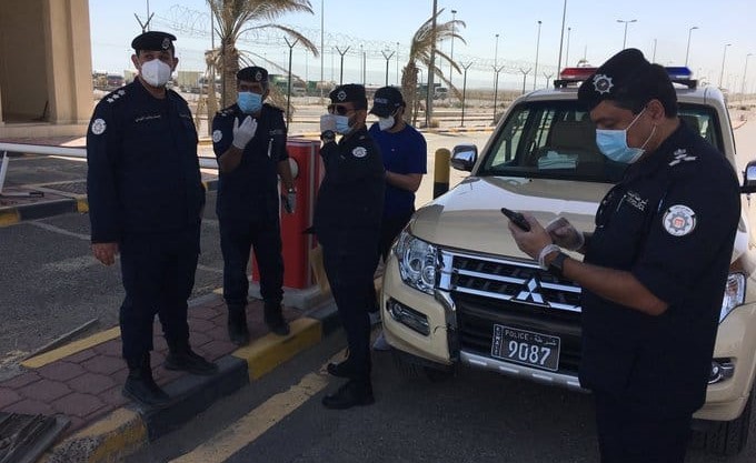 منفذ النويصيب بدأ باستقبال طلائع المواطنين العائدين من السعودية براً