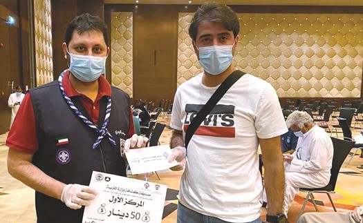 مسابقات وجوائز من فريق الكشافة للترفيه عن نزلاء المحاجر