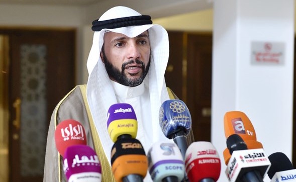 رئيس مجلس الأمة مرزوق الغانم متحدثا