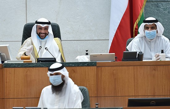 الرئيس الغانم يرفع جلسة مجلس الأمة لعدم حضور الحكومة ودعا النواب لاجتماع موسع في مكتب المجلس