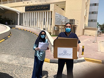 توزيع «السلة الوقائية» على جميع أقسام العلاج الطبيعي بالمستشفيات