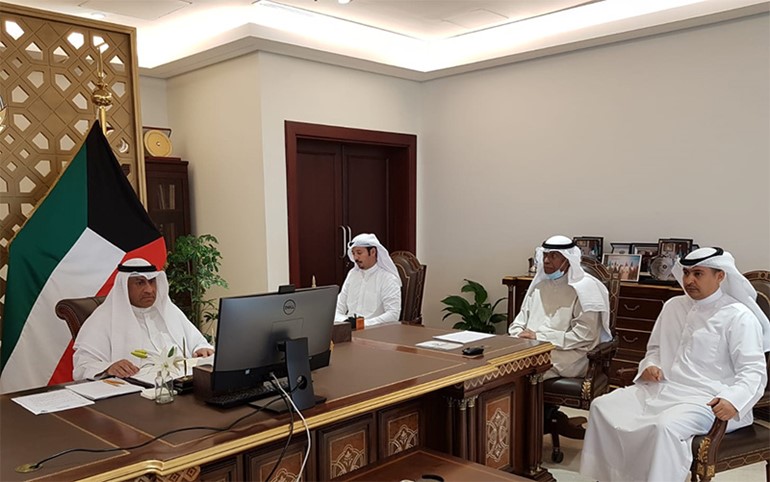 النائب العام يشارك اجتماع جمعية النواب العموم العرب الطارئ عبر تقنية "ڤيديو كونفرانس "