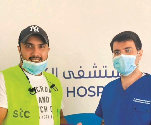 أحمد النويبت مع ابطال الصفوف الامامية