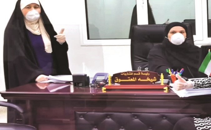مواصلة العمل في قسم المشتريات مع اتخاذ الإجراءات الاحترازية