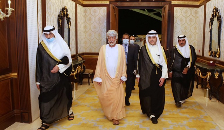 وزير الخارجية يستقبل وزير الشؤون الخارجية في سلطنة عمان الشقيقة