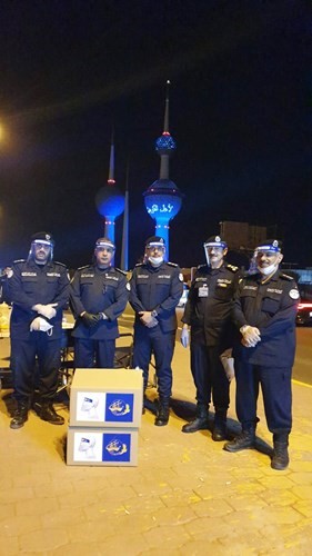 توزيع المنتج على رجال الداخلية
