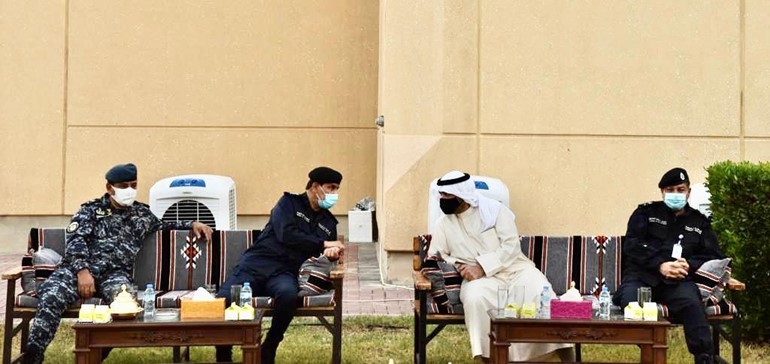 الصالح يقوم بزيارة تفقدية إلى معسكر قوات الأمن الخاصة