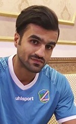 لاعب نادي السالمية احمد عبدالغفور