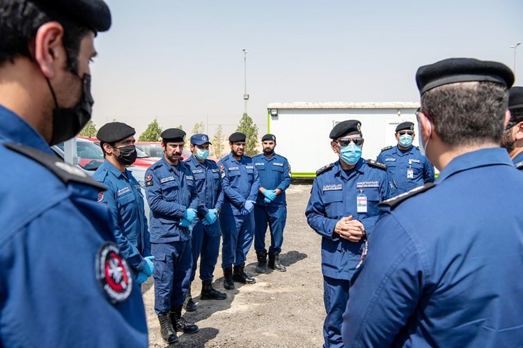 الفريق المكراد يوجه كلمه للفرق العاملة في المحاجر