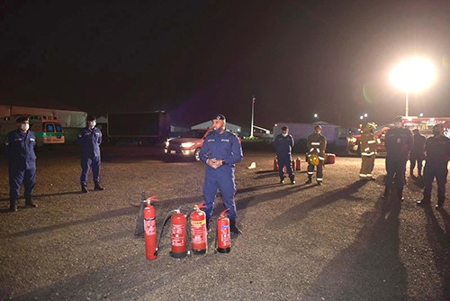 الإطفاء دربت الطاقم الطبي في محجر وزارة الأشغال على خطة الطوارئ