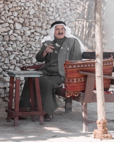 الفنان القدير محمد المنصور في شخصية «النوخذة شهاب»