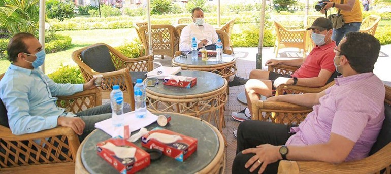 محمود الخطيب ورينيه فايلر وسيد عبدالحفيظ