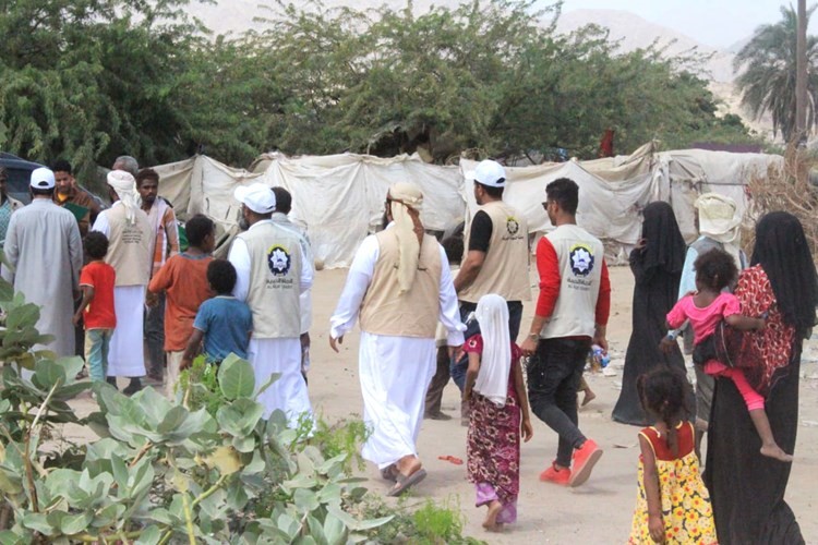 صورة ارشيفية من اغاثة ومساعدات سابقة لـ النجاة في اليمن