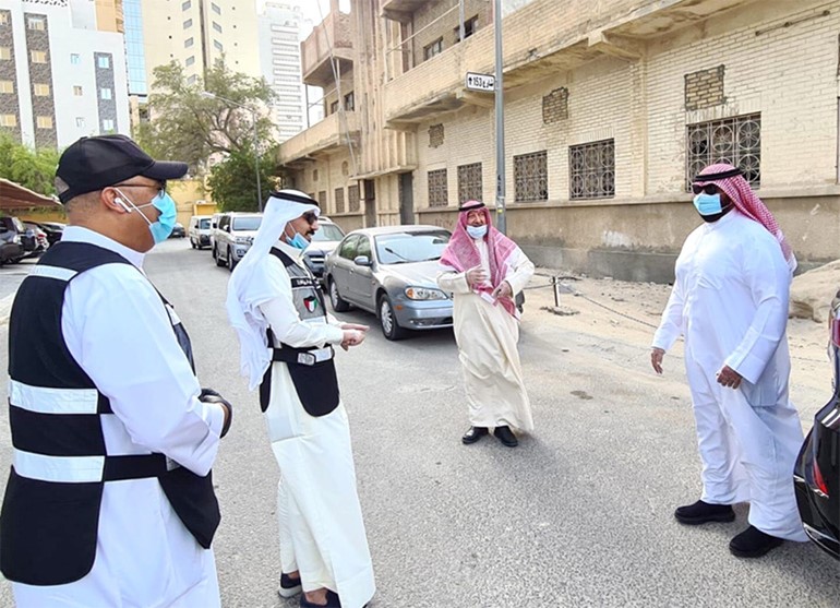 الشيخ طلال الخالد خلال الجولة