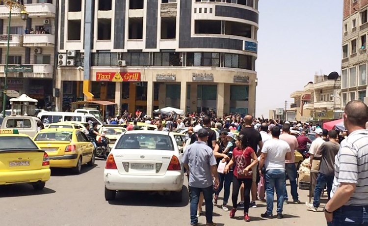 تجدد المظاهرات في السويداء لليوم الثاني 	(انترنت)