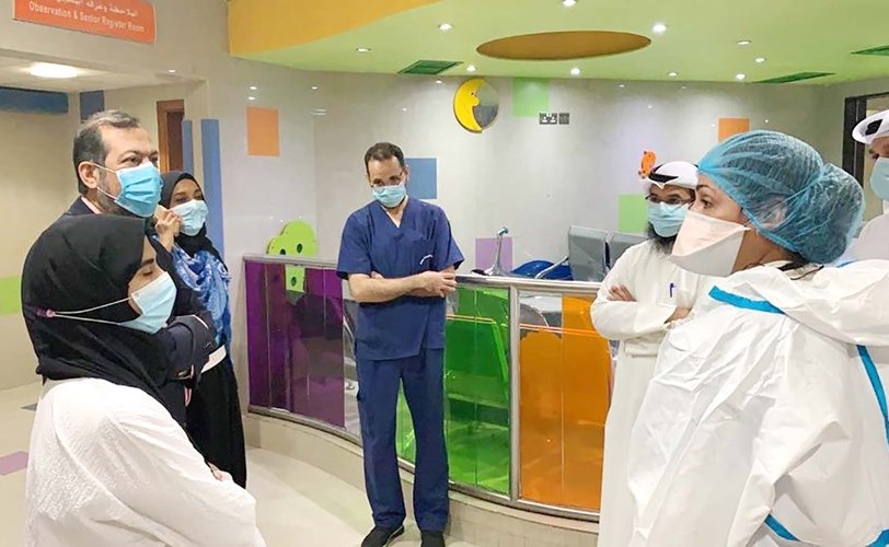 المطيري يتفقد مستشفى العدان