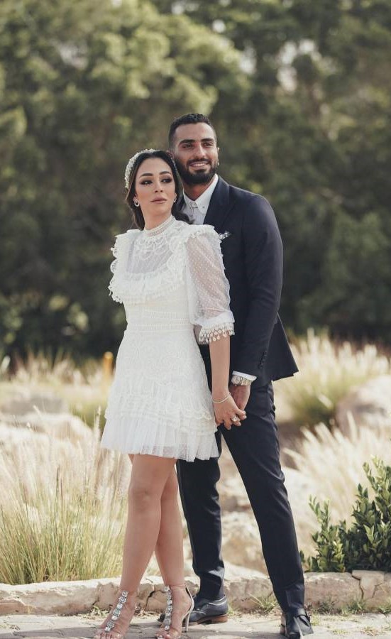 زفاف محمد الشرنوبي ومديرة أعمال أنغام