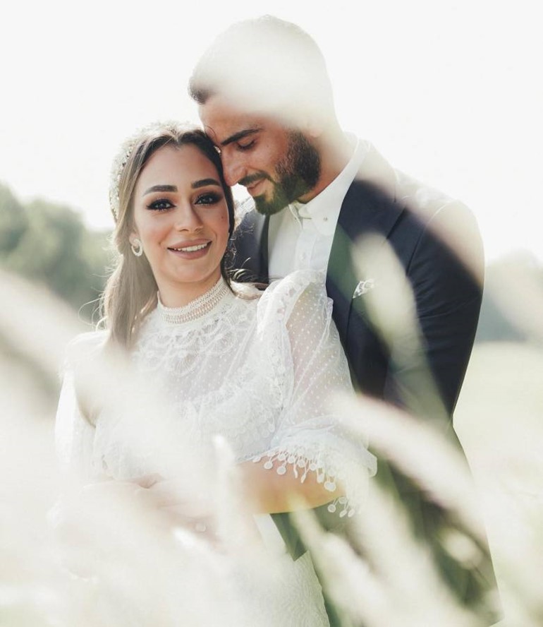 زفاف محمد الشرنوبي ومديرة أعمال أنغام
