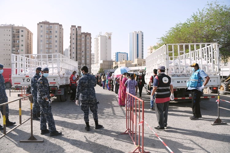 كميات كبيرة من المواد الغذائية قدمتها نماء