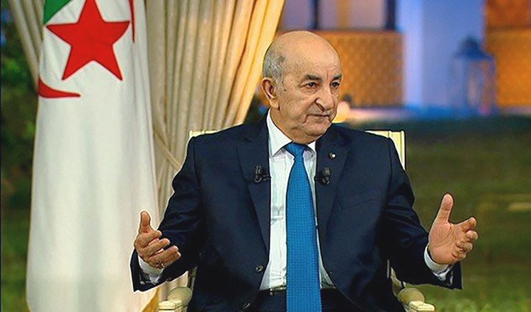 الرئيس عبدالميجد تيون يسعى لتجنب اندلاع احتجاجات بسبب الاوضاع المعيشية (وكالة الأنباء الجزائرية)