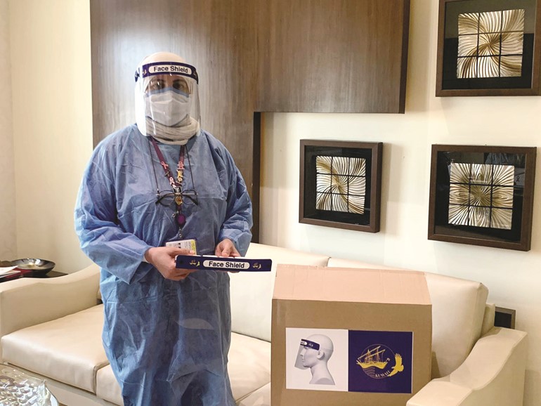 احدى المتطوعات