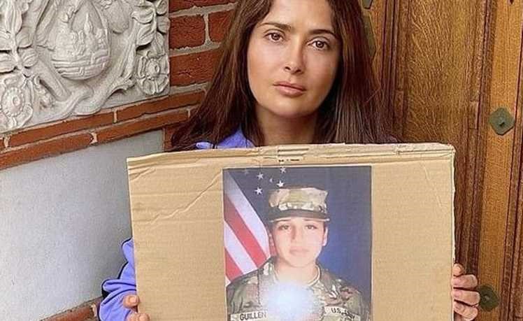 ستنشر صورها كل يوم.. سلمى حايك تبحث عن مجندة أميركية تعرضت للتحرش
