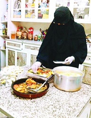 إعداد المأكولات في البيت