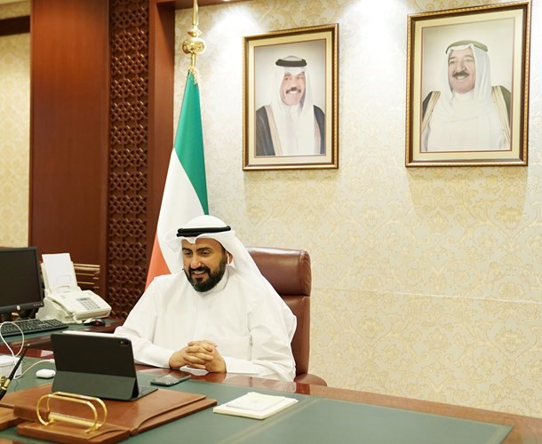 الشيخ د.باسل الصباح خلال الاجتماع