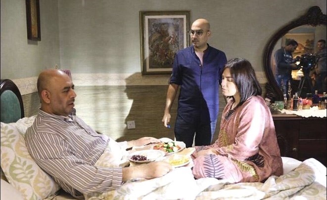 مشهد من مسلسل كأن شيئا لم يكن