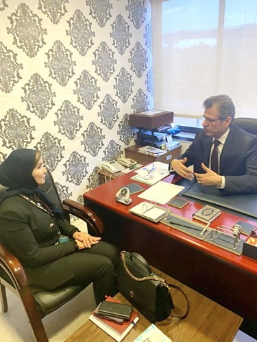 مساعد وزيرة الهجرة لشؤون الجاليات المصرية بالخارج اللواء مازن وفاء فهمي في حواره مع الزميلة هالة عمران