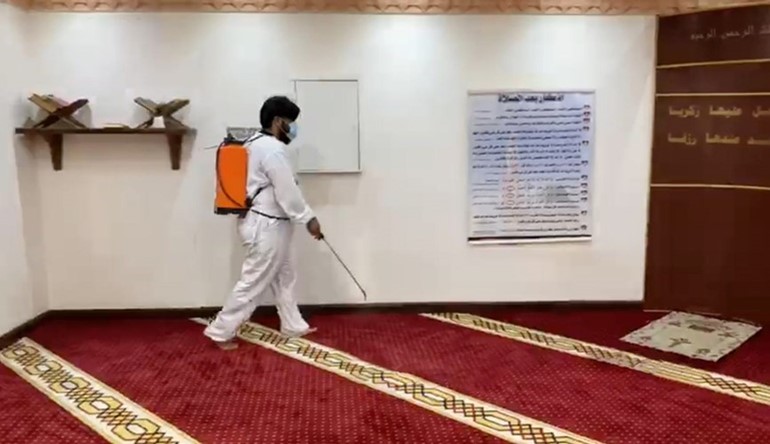 بالفيديو.. انطلاق حملة التعقيم بالاتحادات والأندية